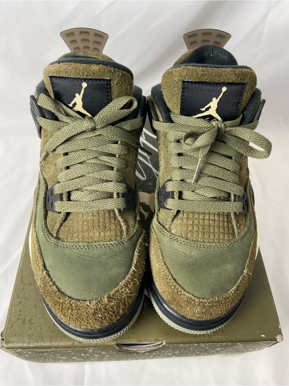Nike Air Jordan 4 Retro SE Craft Medium Olive GS 5.5Y FB9928-200 w/ Box